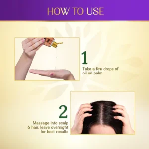 طريقة استخدام زيت الشعر