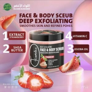 سكراب الفراولة للوجة والجسم من F Cosmetics 0