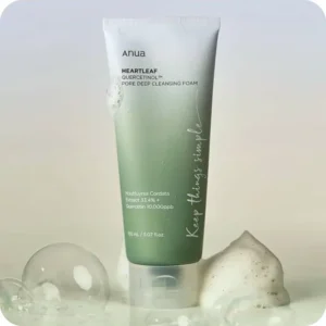 anua heartleaf quercetinol pore deep cleansing foam 150 ml