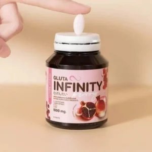 Gluta Infinity 1000 mg مكمل جلوتاثيون لدعم مضادات الأكسدة ونضارة البشرة