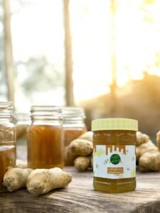 Mint Root Honey: Natural Support for Cold Symptom Relief 5 Honey with ginger and mint 500 grams
