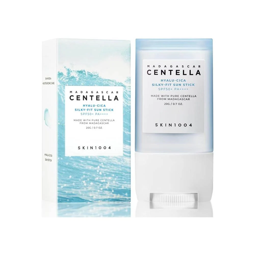 SKIN1004 Madagascar Centella Hyalu-Cica Silky-Fit Sun Stick - 20 gm 1 SKIN1004 Madagascar Centella Hyalu