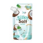 Silky Salt Scrub Coconut 350g Coconut Salt Scrub to soften and exfoliate the skin
