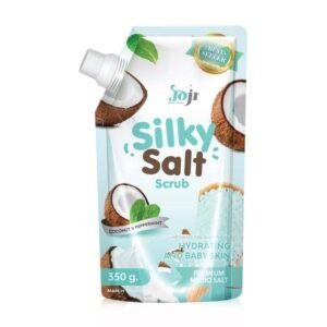 Silky Salt Scrub Coconut 350g Coconut Salt Scrub to soften and exfoliate the skin
