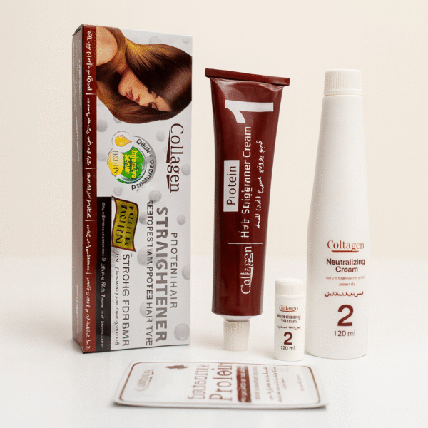 Smoothing protein cream for hair with collagen, with protein extract, olive oil and natural ingredients 110 ml