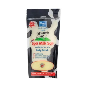 Yoko Spa Milk Salt Body Scrub to soften and moisturize skin