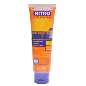 واقي شمس للوجه Nitro Canada SPF 50 حماية عالية وتفتيح