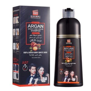 شامبو صبغة شعر السريعة بزيت الارجان اسود طبيعي