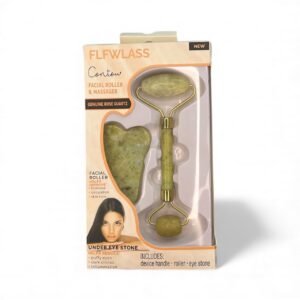 رولر مساج الوجه حجر غوا شا – لتنشيط الدورة الدموية وشد البشرة FLFWLASS Facial Roller Gua Sha 1