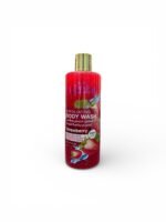 Ujoba Exfoliating Body Wash غسول ومقشر الجسم بخلاصة الفراولة وزبدة الشيا والعود 500 مل 2