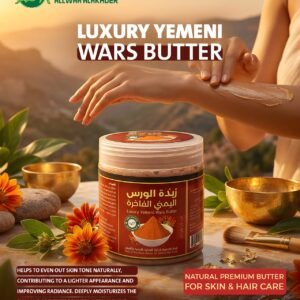 زبدة الورس اليمني الفاخرة للشعر والبشرة Luxury Yemeni Wars Butter (2)