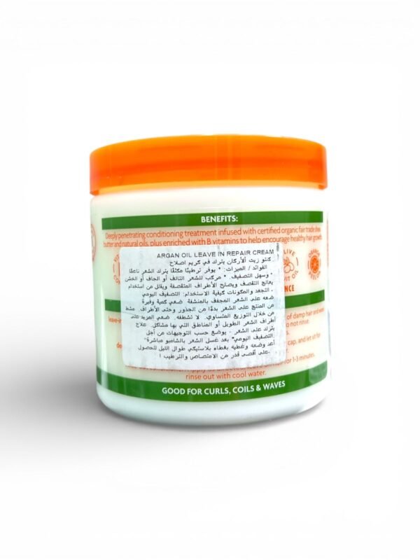 Cantu Shea Butter Argan Oil Leave In Conditioning 1
