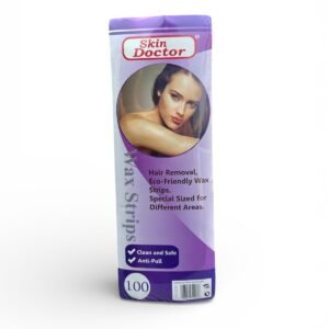 شرائح ورق الشمع لإزالة الشعر 100 قطعة Skin Doctor Wax Strips 2