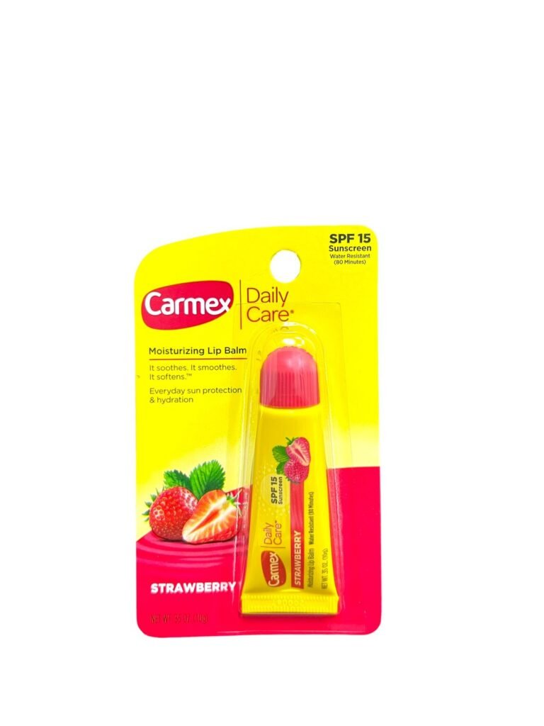 Carmex Strawberry Lip Balm SPF 15 – Daily Moisture Protection for Your Lips 1 Carmex Strawberry Lip Balm