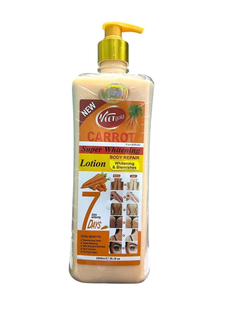 Carrot Whitening Body Lotion VEET GOLD 1000 ML 1 Carrot Whitening Body Lotion