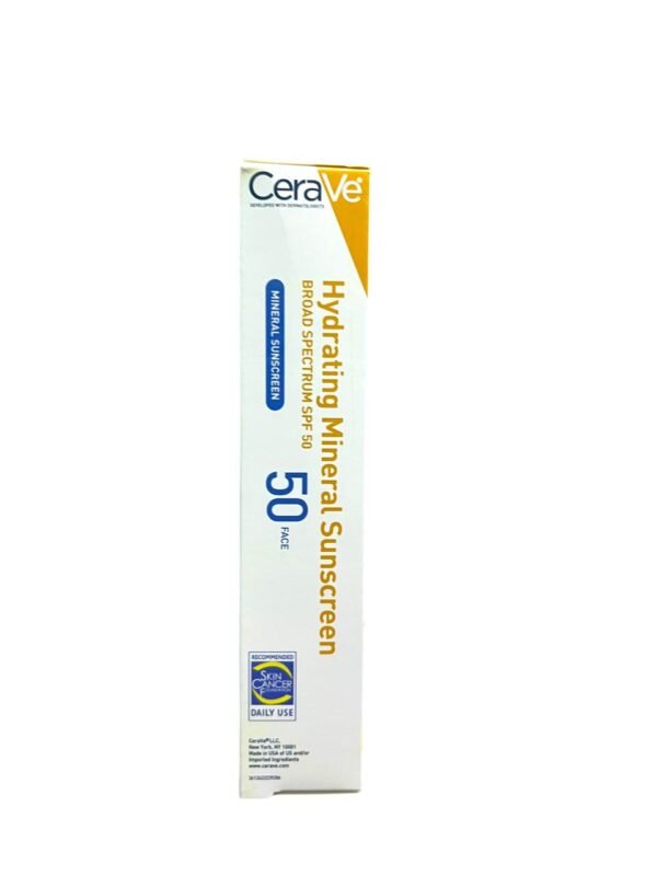 CeraVe SPF 50 Sunscreen for Sensitive Skin – Daily Protection and Hydration (1)