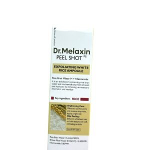 Dr.Melaxin Rice Peel Shot Ampoule for Exfoliating and Brightening Skin – Korean Rice Serum for Whitehead Removal (2)