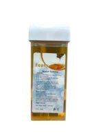 Hair Removal Roll-On Wax 150 g – Lemon/Strawberry/Honey Flavors Water-Soluble Wax Cartridge (4)