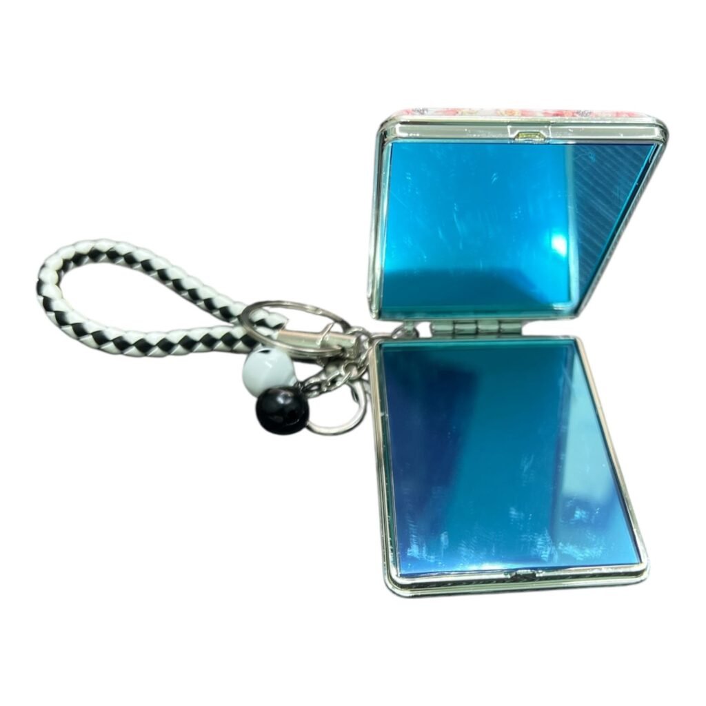 Mini Mirror Keychain Portable