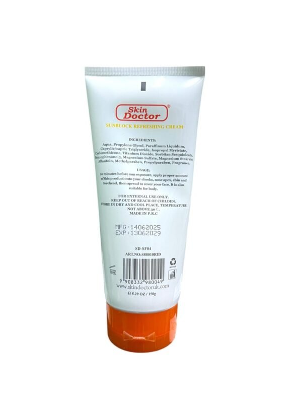 Skin Doctor SPF Sunscreen Cream UVA & UVB Protection Sunblock Refreshing Cream (1)