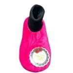 Warm velvet house socks – luxurious pink Comfort and style at home (2)