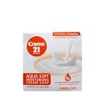 21 Aqua Soft Cream Soap for Normal Skin 125g – Light Moisturizing with Rose Water and Vitamin B5 (1)