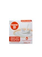 21 Aqua Soft Cream Soap for Normal Skin 125g – Light Moisturizing with Rose Water and Vitamin B5 (1)