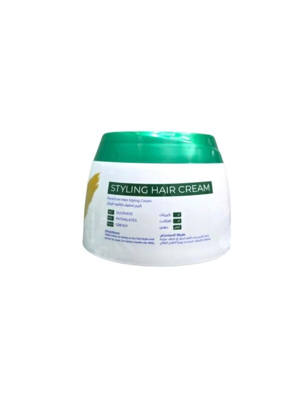 Parachute Men's Anti Dandruff Styling Cream – Natural Hold & Nourishment Without Oil (1)