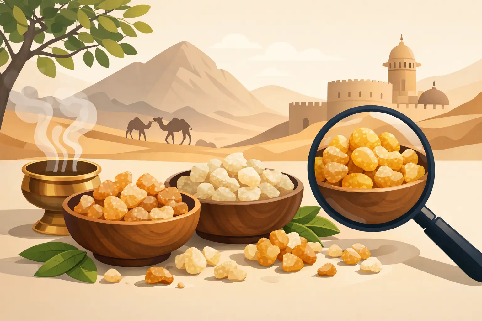 أفضل أنواع اللبان العماني وكيف تختار الأصلي